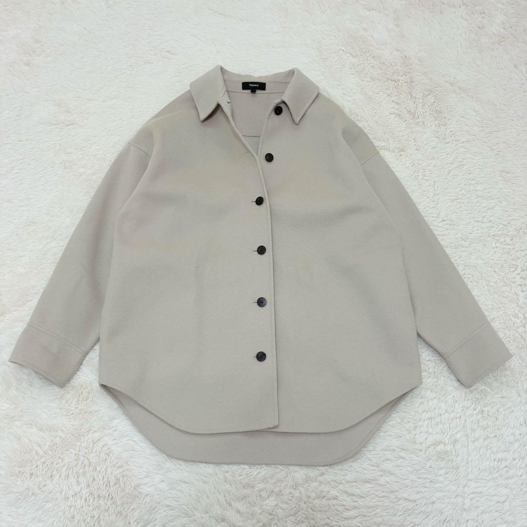 人気✨セオリー LUXE NEW DIVIDE オーバーサイズシャツジャケット