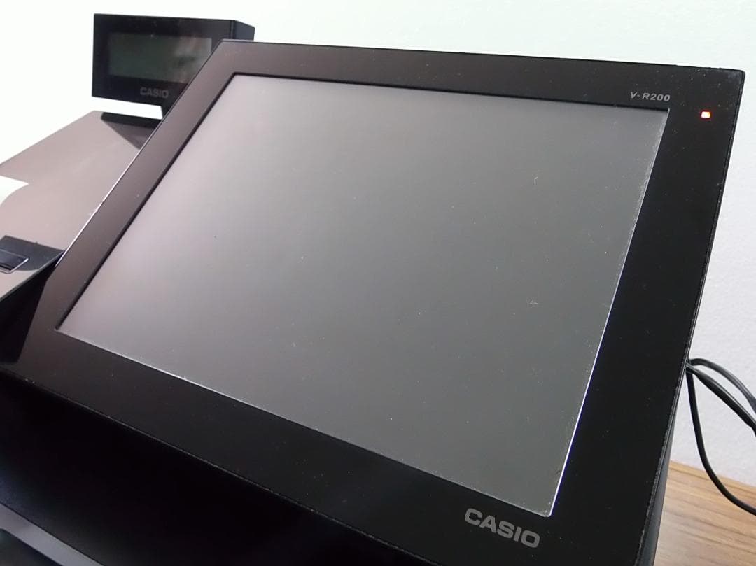 設定無料 CASIO V-R200 レジスター ネット不要　タッチ　250729