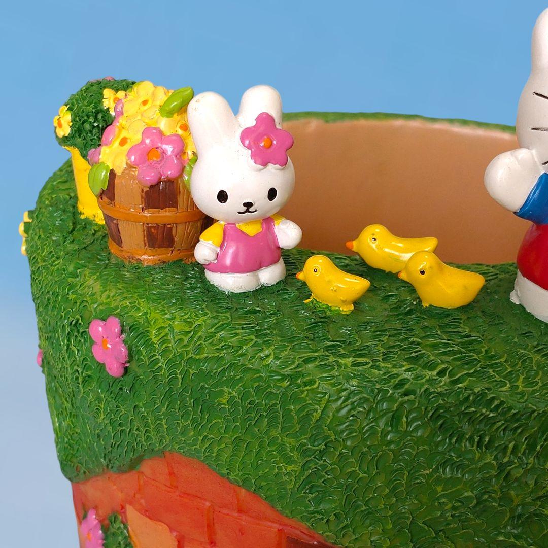 ♡激レア♡　ハローキティ・キャシー　陶器フラワーポット　プランター　ジオラマ