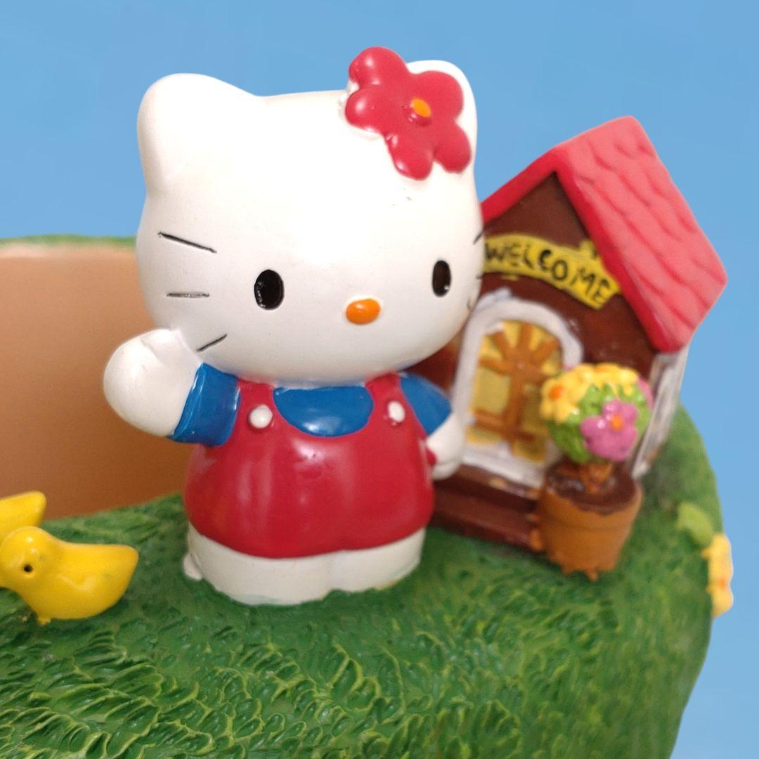 ♡激レア♡　ハローキティ・キャシー　陶器フラワーポット　プランター　ジオラマ