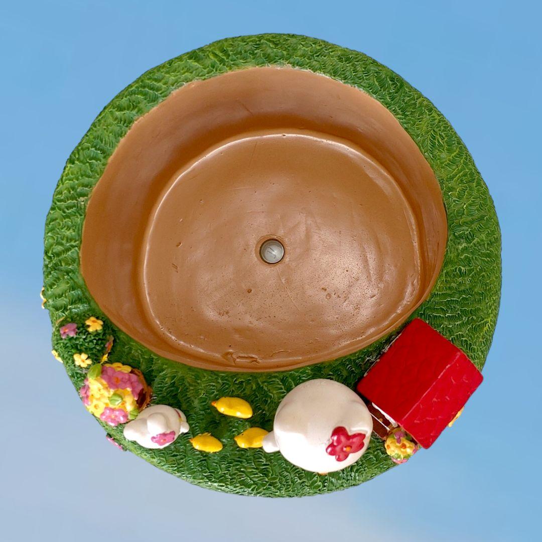 ♡激レア♡　ハローキティ・キャシー　陶器フラワーポット　プランター　ジオラマ