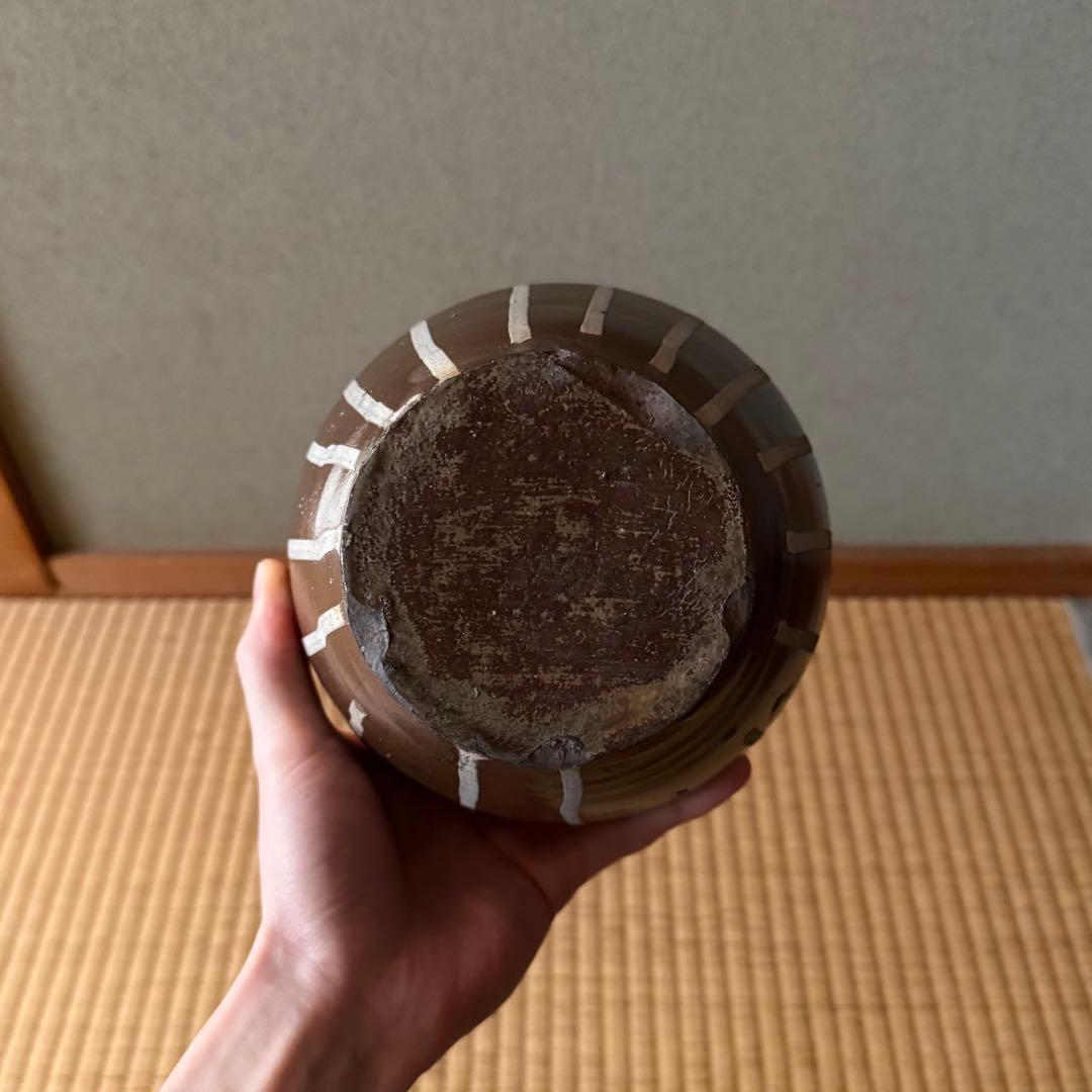 古丹波 丹波 流釉小壷 江戸時代 明治時代 古美術 骨董 民藝 白丹波 古備前