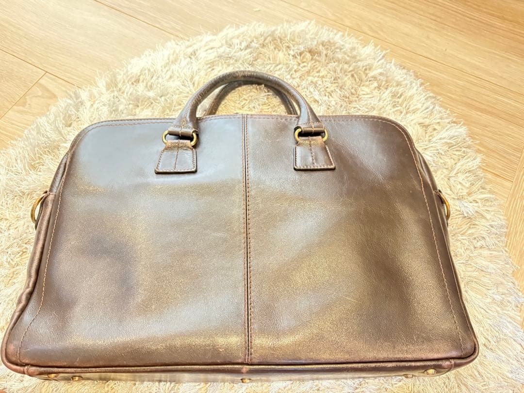 土屋鞄 プロータ防水 ジッパー（2way）レザー ブラウン　更に値下げしました！