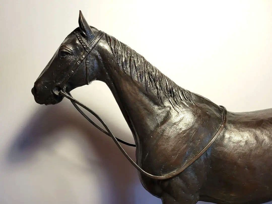 馬のインテリア 高岡銅器 「 静馬 」芳山作