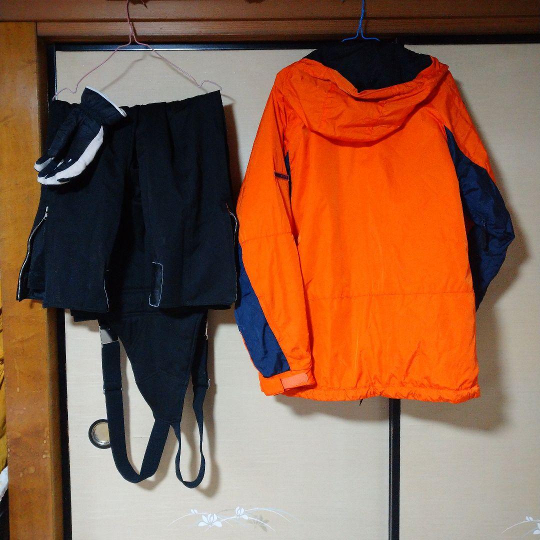 kissmark オレンジジャケット スノースタースキーパンツ 手袋 セット