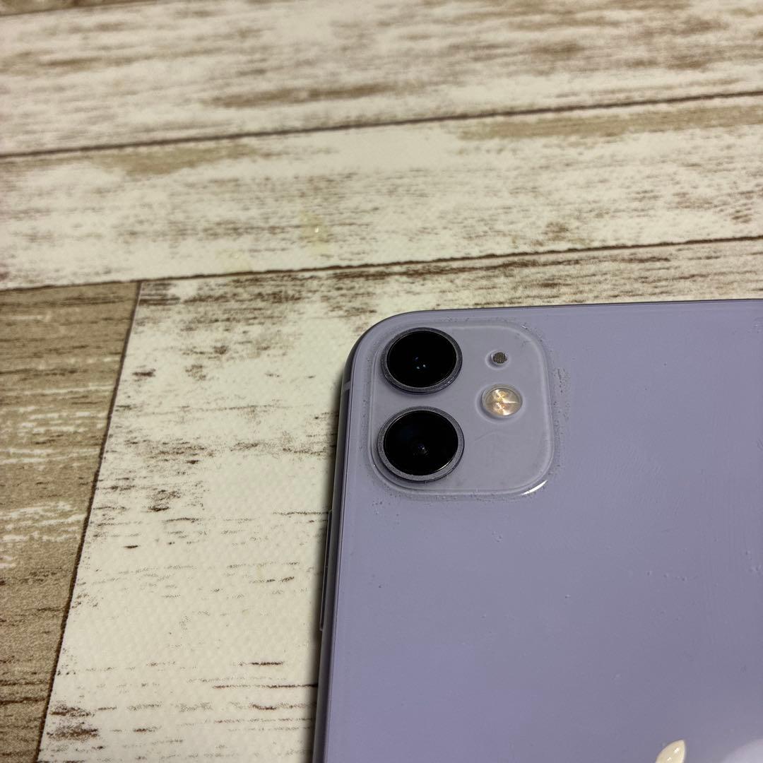美品Apple iPhone 11 128GBラベンダー 本体