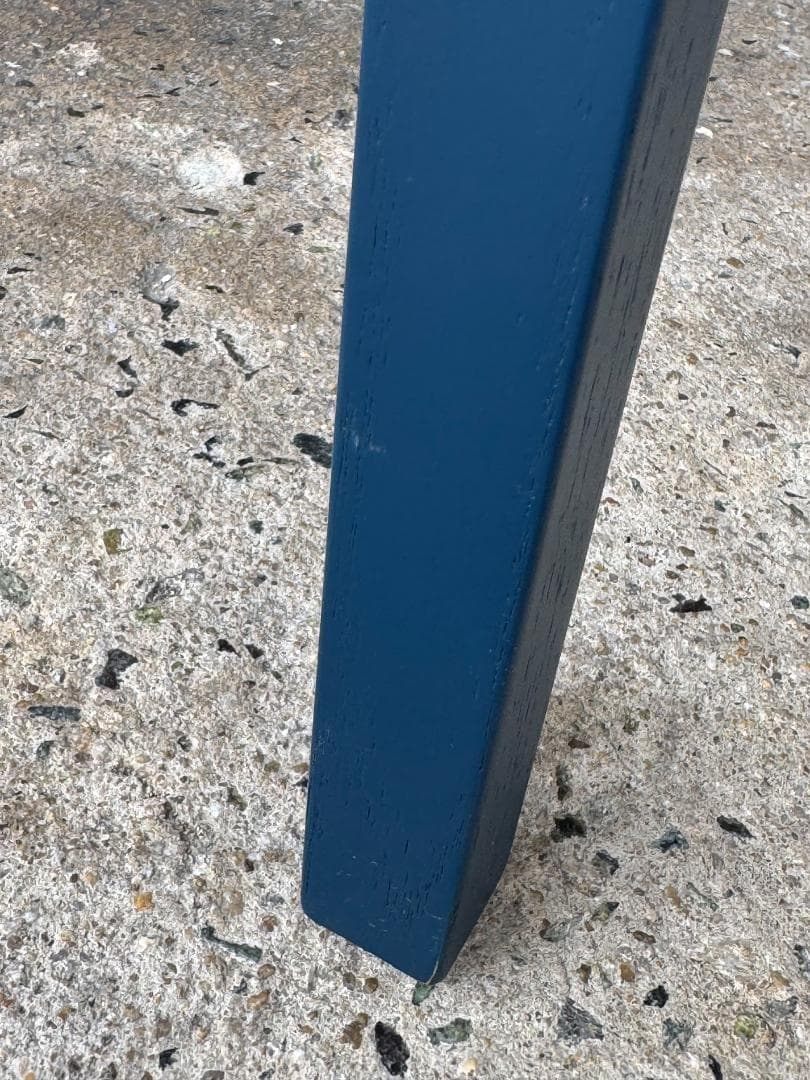 旭川家具 匠工芸 TAPEREDスツールB ロータイプ オーク 張座 ネイビー