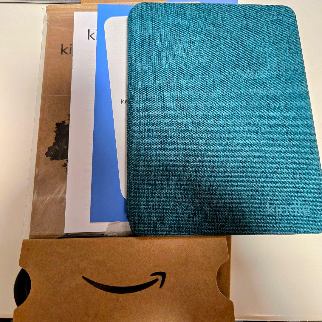Kindle Paperwhite12世代 16GB+液晶保護シート+純正カバー