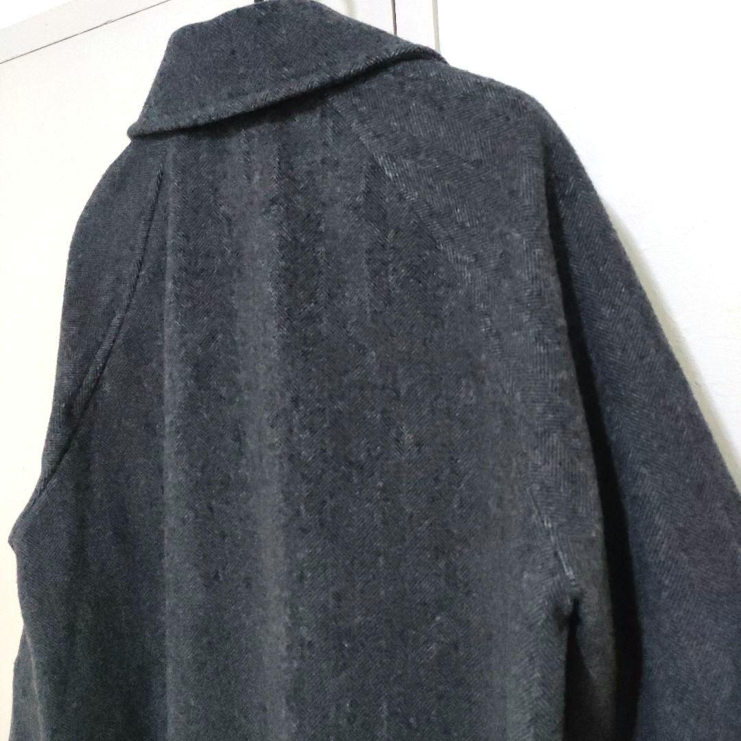 極美品 JOURNALSTANDARDrelume 尾州ウールピーコート グレー