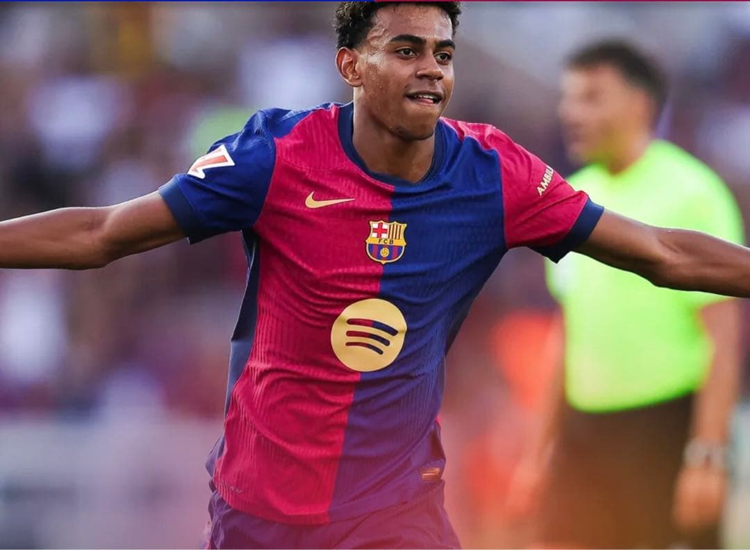 バルセロナ24/25 ラミン・ヤマル 国内3冠 リーグ仕様 オーセンティック