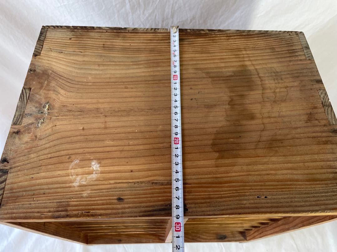 昭和レトロ　アンティーク家具　木製棚　書類棚