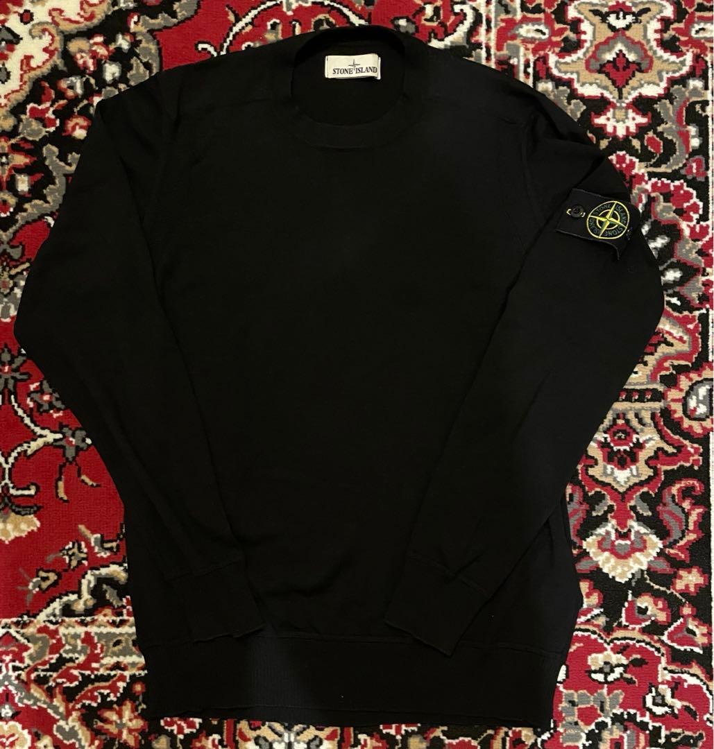 STONE  セーター　ニット　ブラック ストーンアイランド