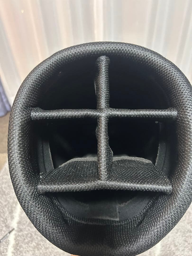 【フードカバー付】Mizuno ミズノ T-ZOID キャディバッグBK/RED