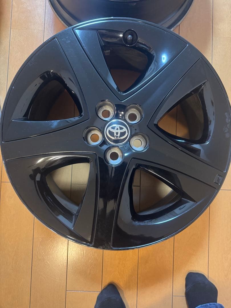 50 プリウス　ブラックエディションホイール ホイールコーティング施工済