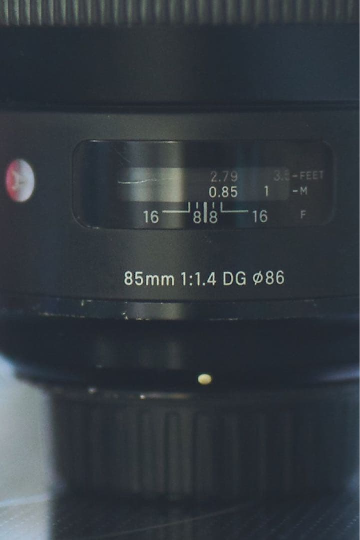 SIGMA 85mm F1.4 DG レンズ　ニコンFマウント
