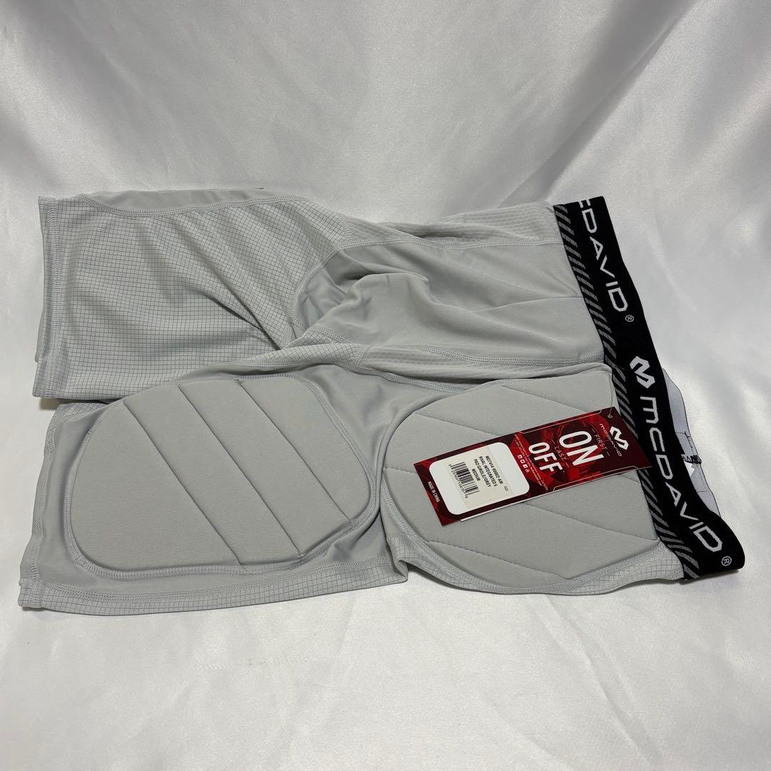 【新品】　McDavid マクダビッド　5パッド付ガードル　グレー　M