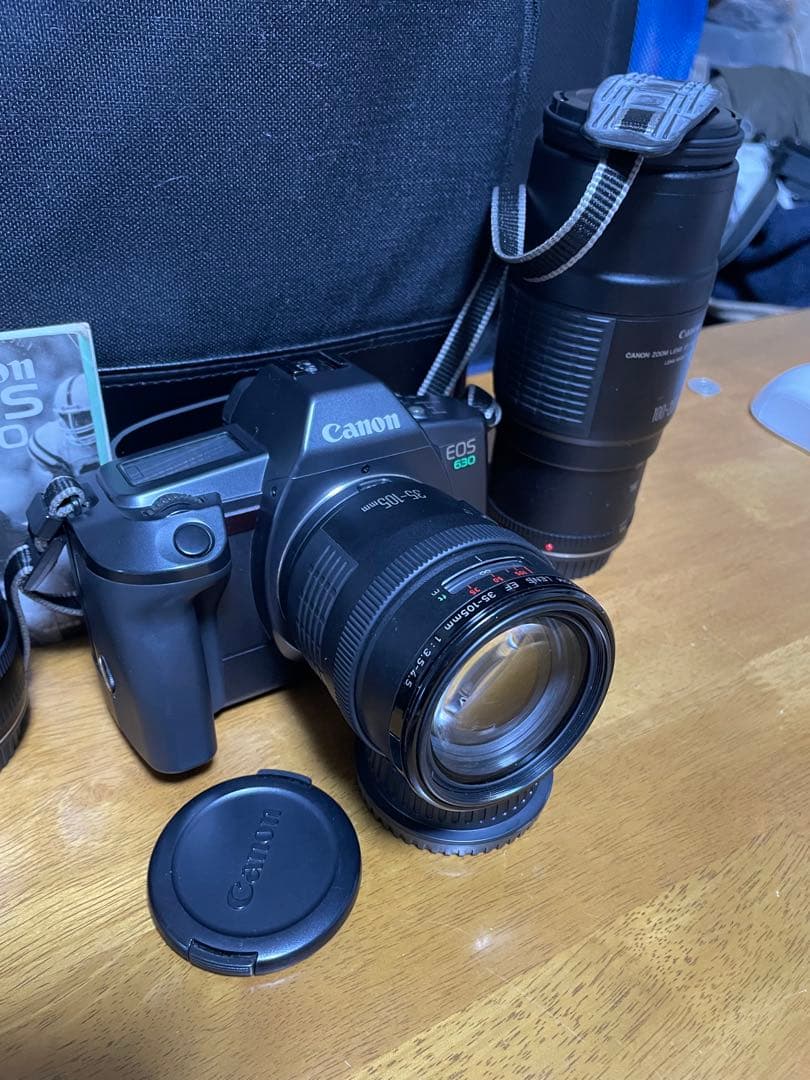Canon EOS 630 フィルムカメラ＋EFレンズ3本＋ケース＋付属品
