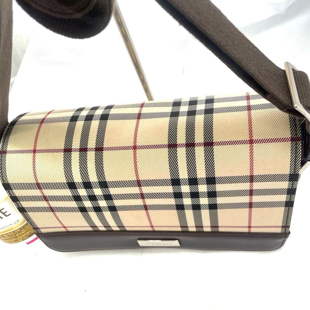BURBERRY バーバリー ノバチェック 本革　ミニショルダーバッグ