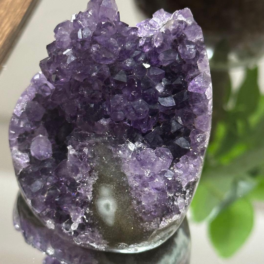 激レア【高品質】猫ちゃん アメジスト 一点物 瑪瑙 可愛い 置物 インテリア