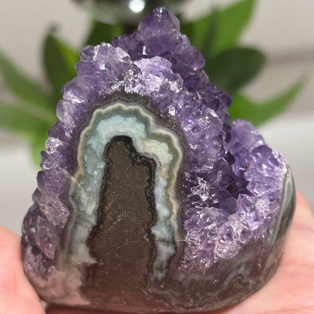 激レア【高品質】猫ちゃん アメジスト 一点物 瑪瑙 可愛い 置物 インテリア