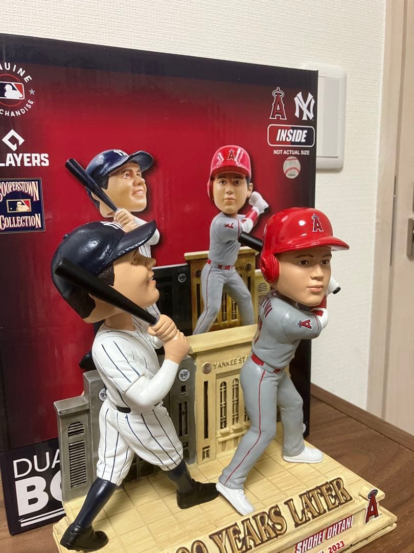 大谷翔平+ベーブルース ダブル・ボブルヘッド人形 216個限定