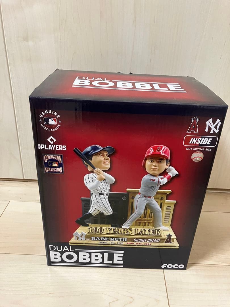 大谷翔平+ベーブルース ダブル・ボブルヘッド人形 216個限定