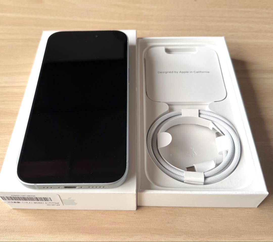 Apple iphoe15 128GB 【1年限定保証付き美品】 simフリー