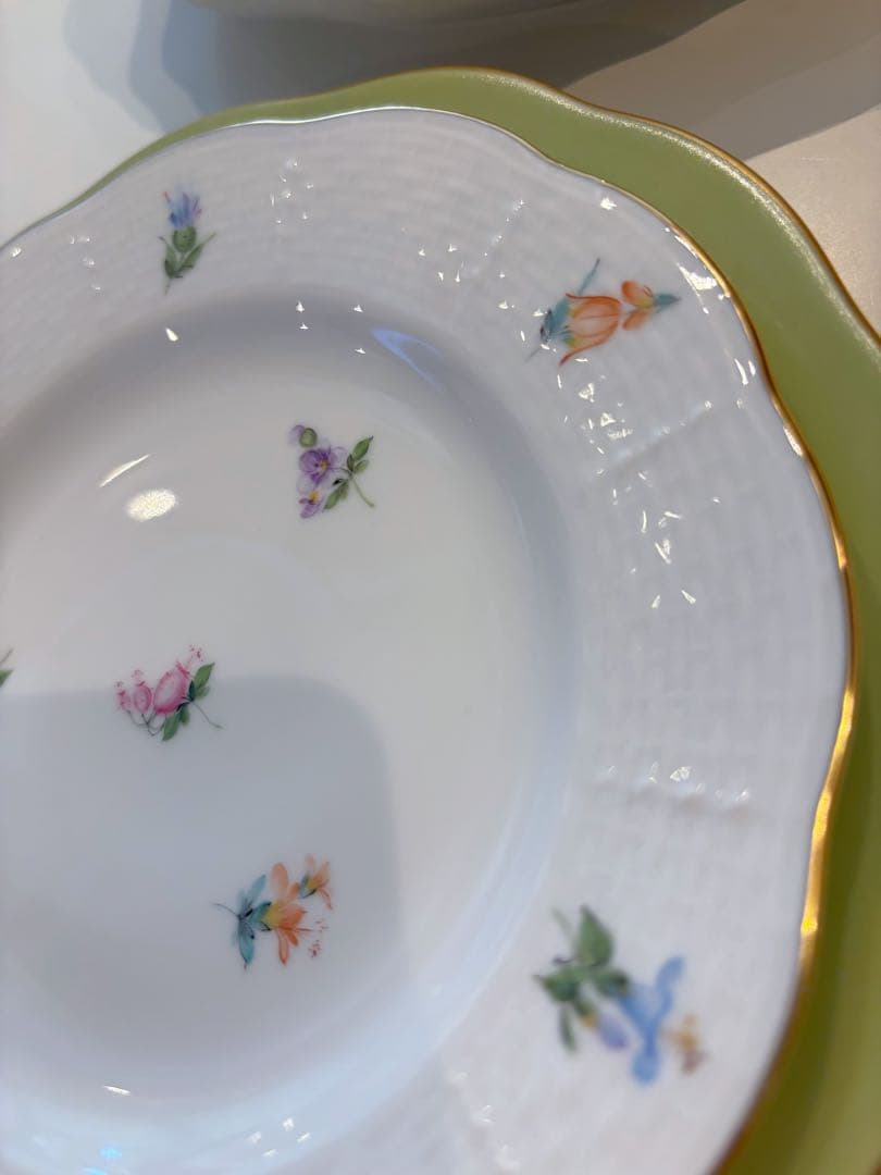 ヘレンド　ミルフルール＆エデンローズ ドラジェ3点セット