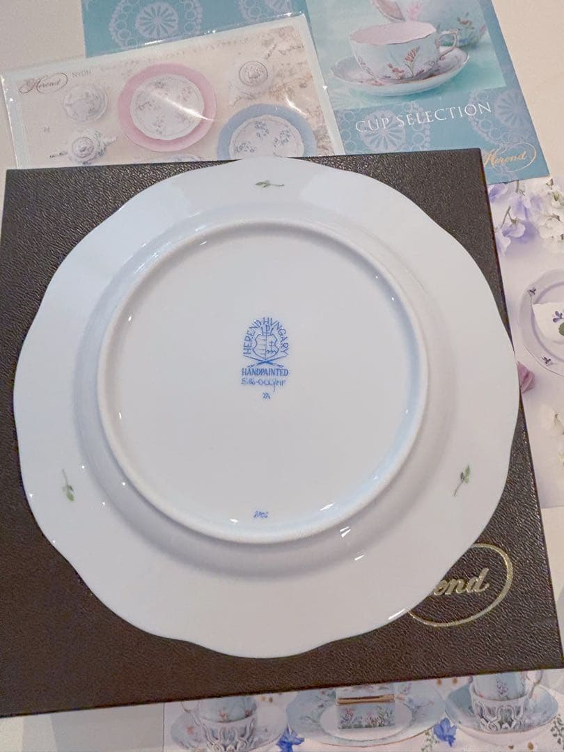 ヘレンド　ミルフルール＆エデンローズ ドラジェ3点セット