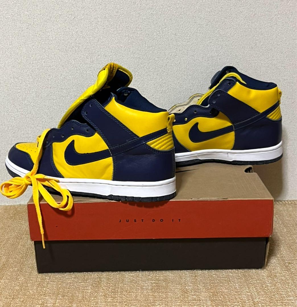 ナイキ　ダンクハイ　ミシガン　98年