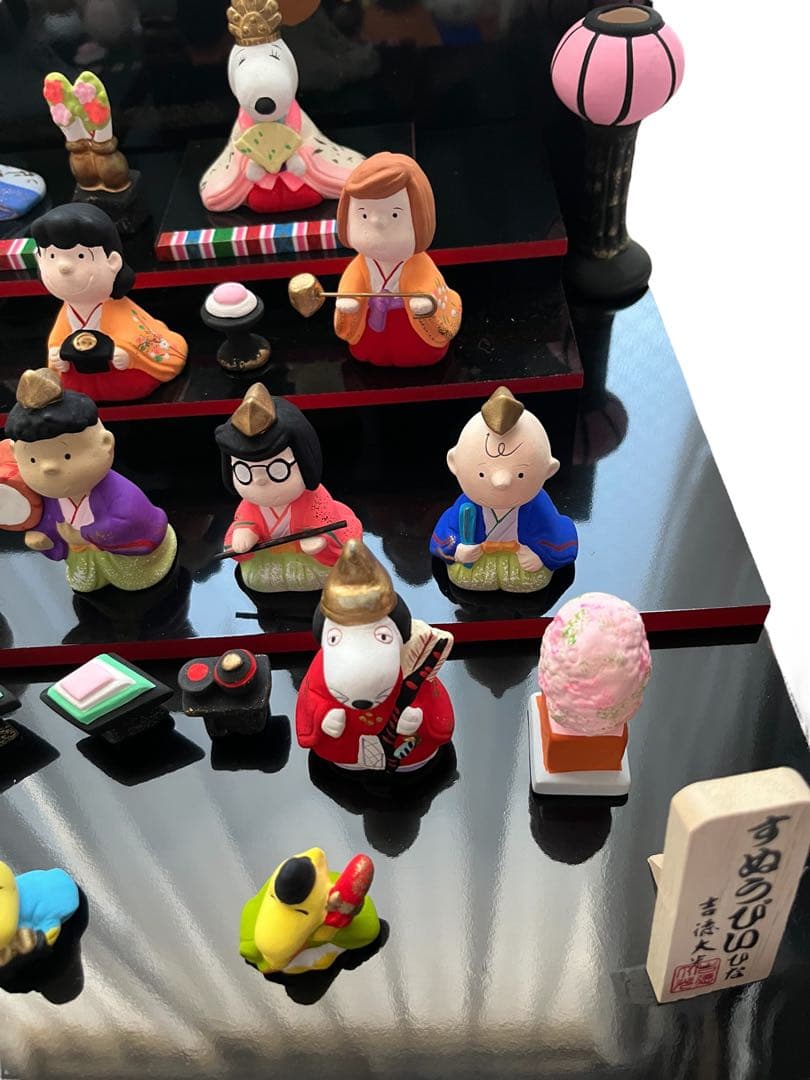 SNOOPY ひな祭り 陶器製　雛人形セット　吉徳大光　レア