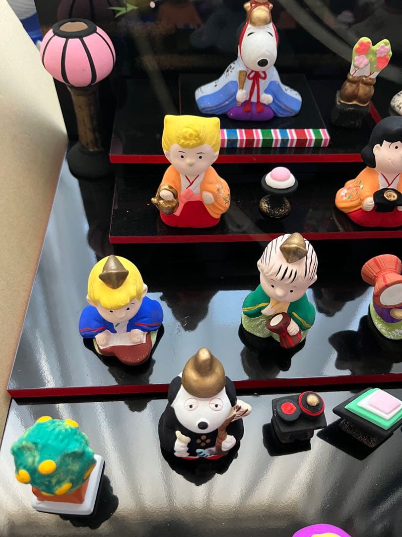 SNOOPY ひな祭り 陶器製　雛人形セット　吉徳大光　レア