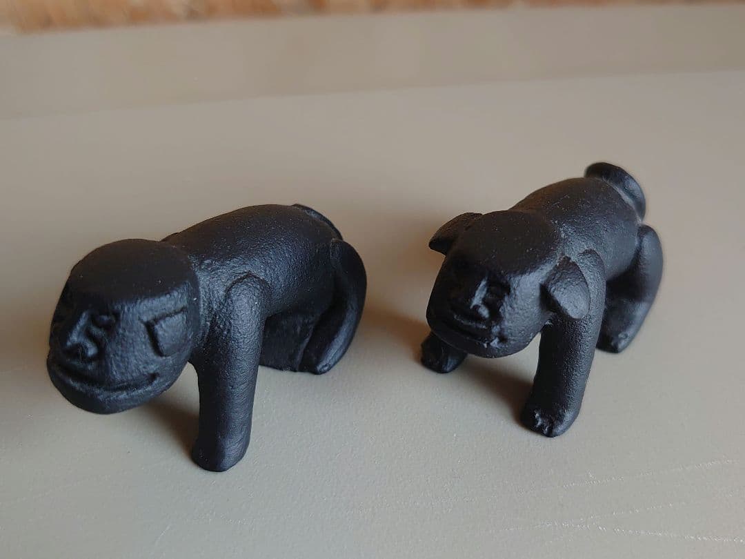 盛岡天満宮 狛犬 南部鉄器