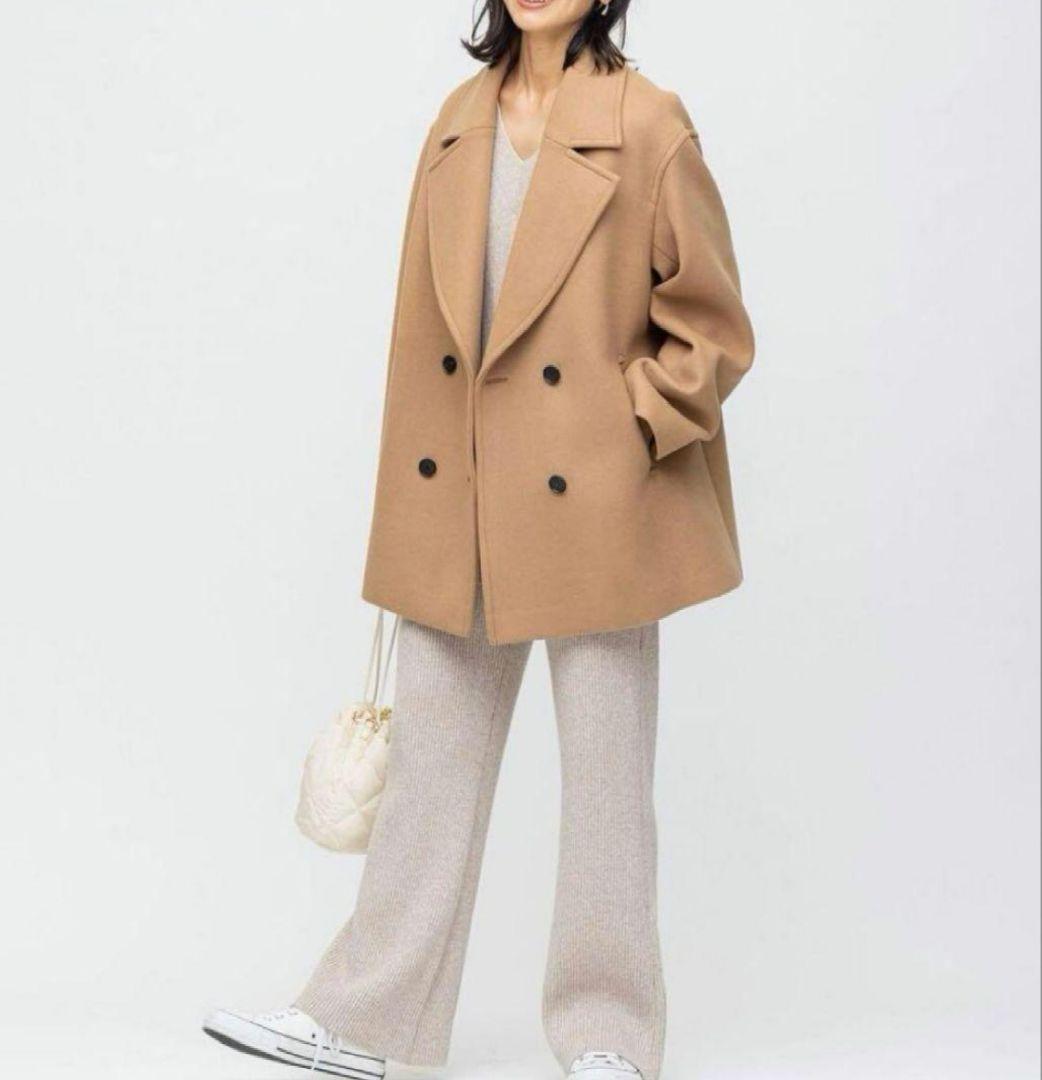 半額以下‼️23区 ソフトメルトン Pコート ピーコート