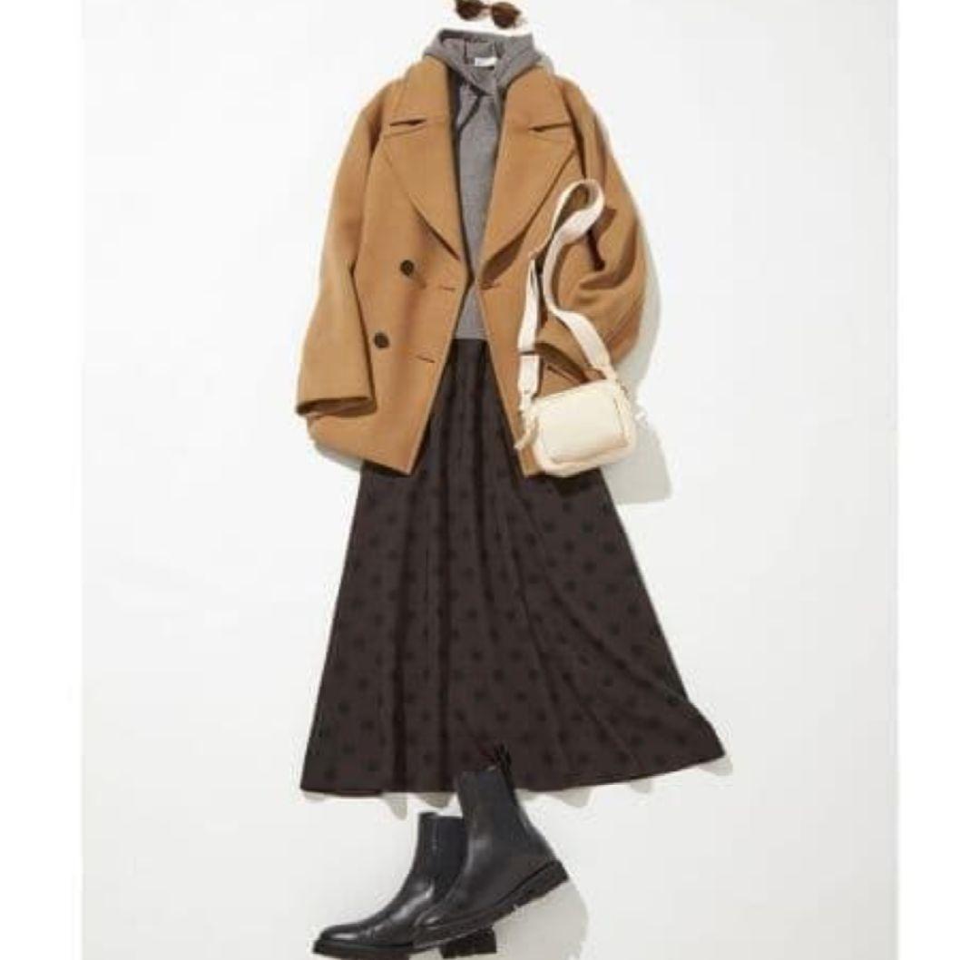 半額以下‼️23区 ソフトメルトン Pコート ピーコート