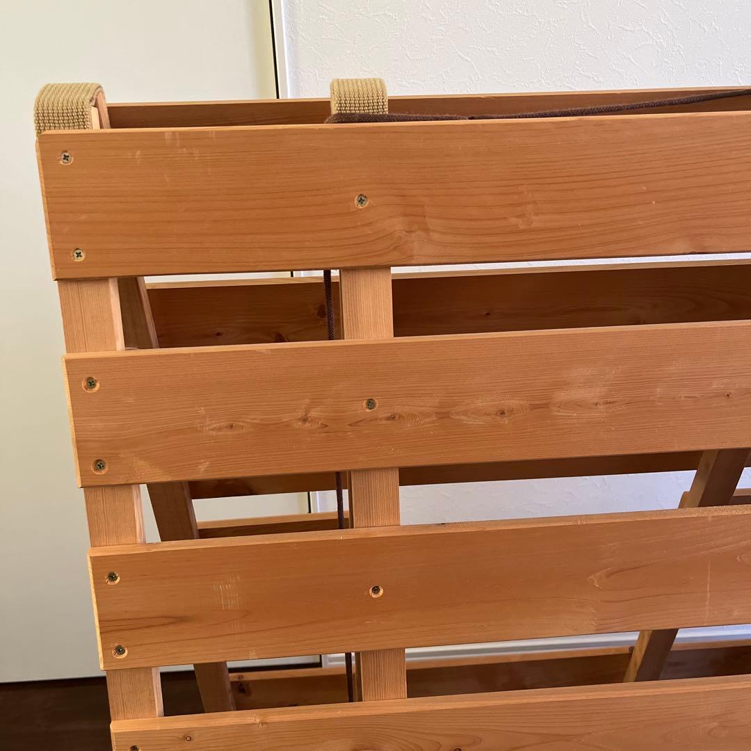 木製すのこベッド ダブル