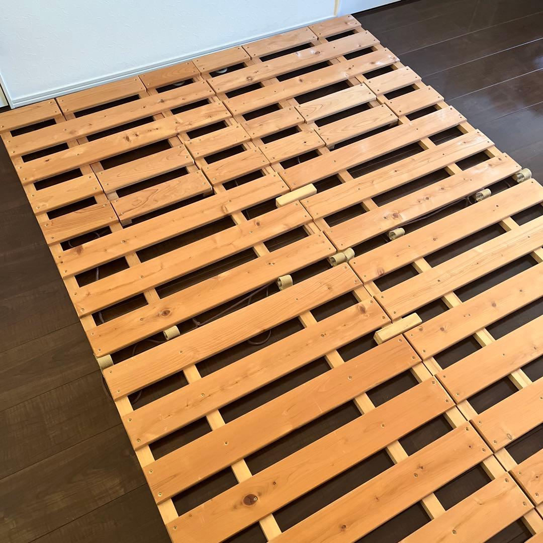 木製すのこベッド ダブル
