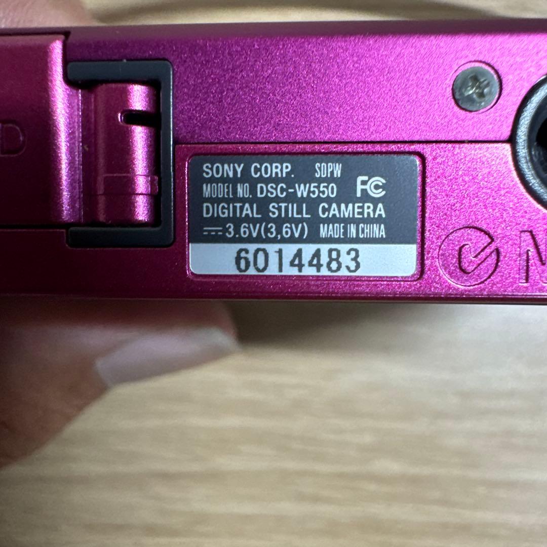 デジタルカメラ SONY DSCW550 14.1 MEGA PIXELS