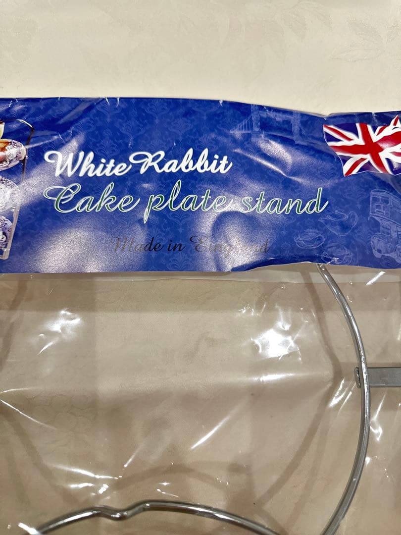 英国製　ケーキスタンド 3段　折りたたみ式　2個