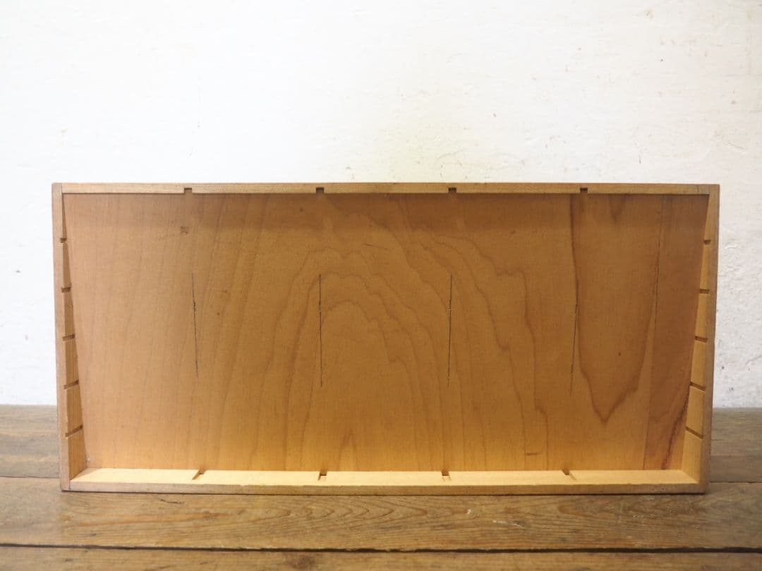 1292 収納30升　レトロなコレクションケース　ラック　古家具　ヴィンテージ