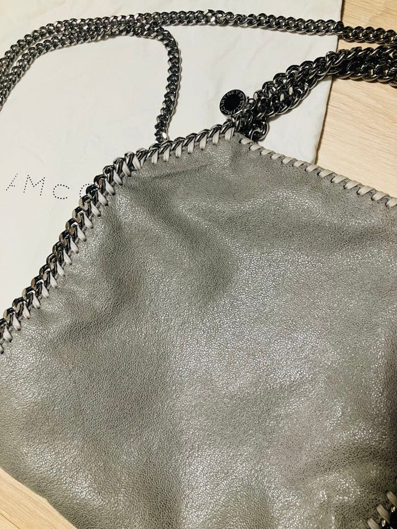【正規品】ステラマッカートニー ファラベラ ミニ グレー ショルダーバッグ