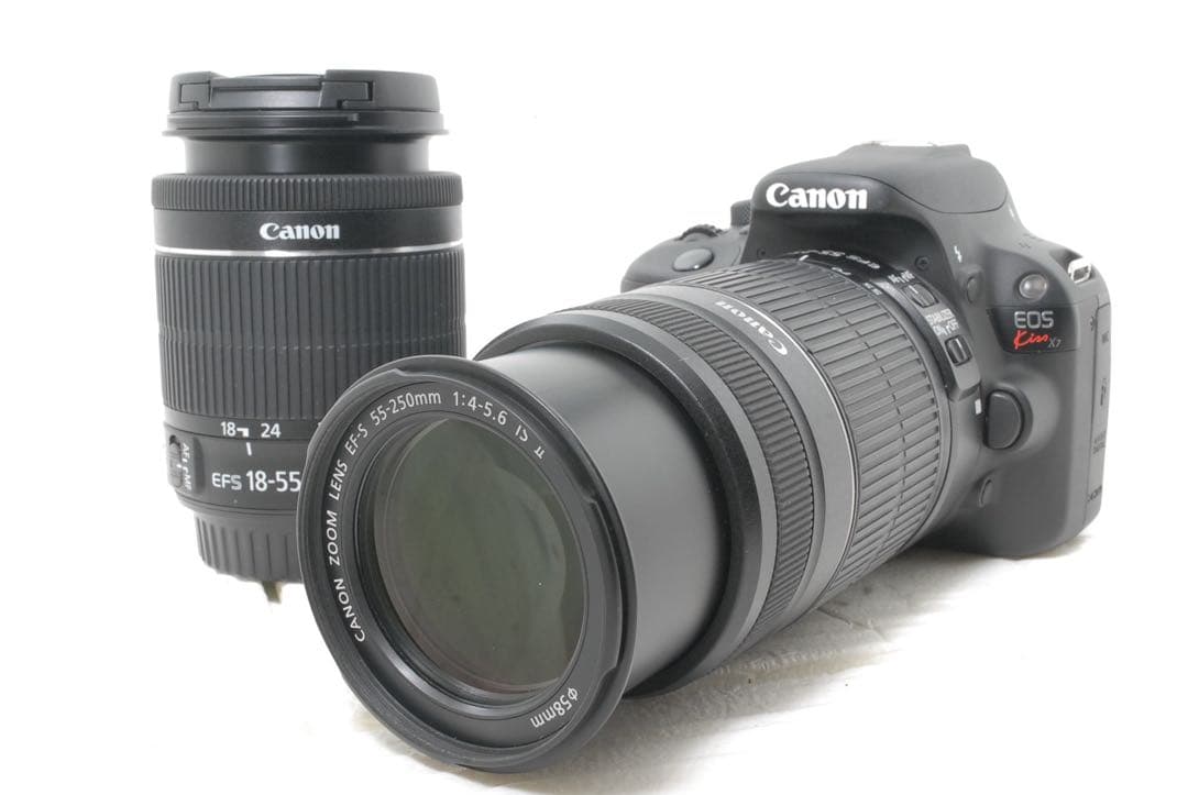 Canon EOS Kiss X7 ダブルズームキット 付属品多数 スマホ転送