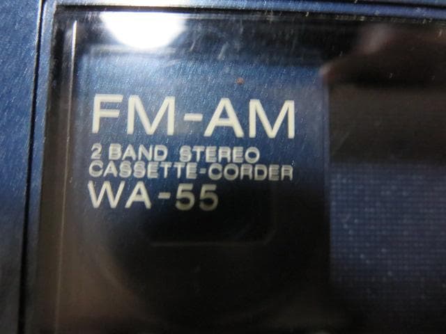 SONY FM/AM 2バンド ステレオカセットコーダー WA-55