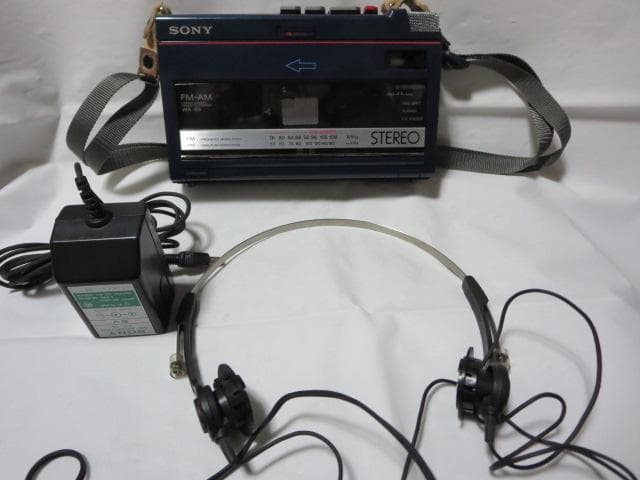 SONY FM/AM 2バンド ステレオカセットコーダー WA-55