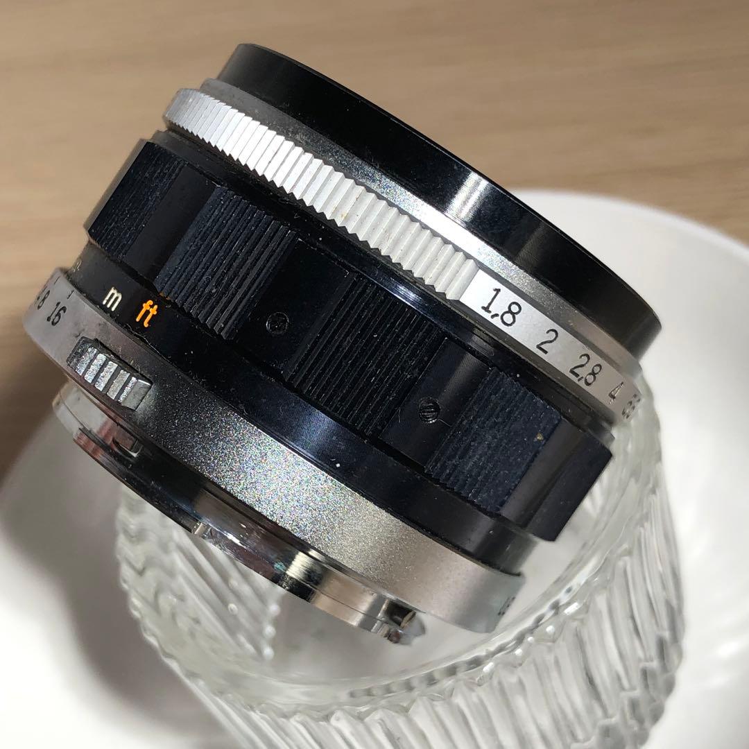 キャップ付OLYMPUS PEN F AUTO S 38mm f1.8