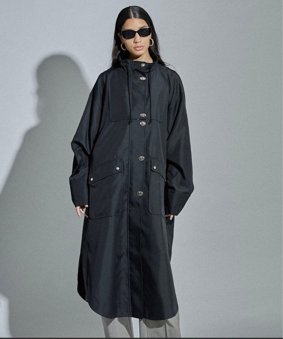 MAISON SPECIAL メゾンスペシャルツイストボタンマキシモッズコート