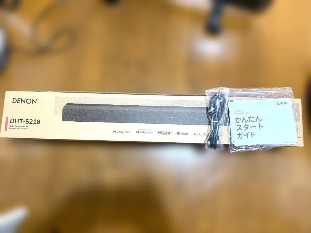 DENON デノン DHT-S218 サウンドバー（Dolby Atmos対応）