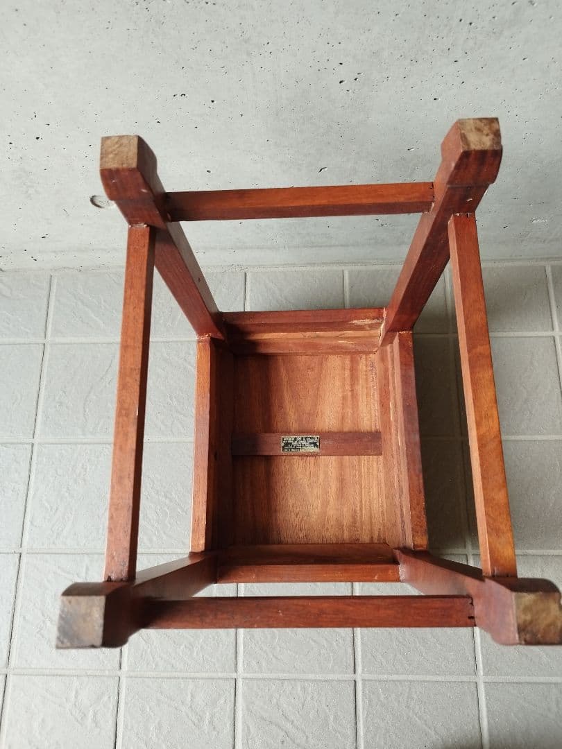 アンティーク　サイドテーブル　チーク