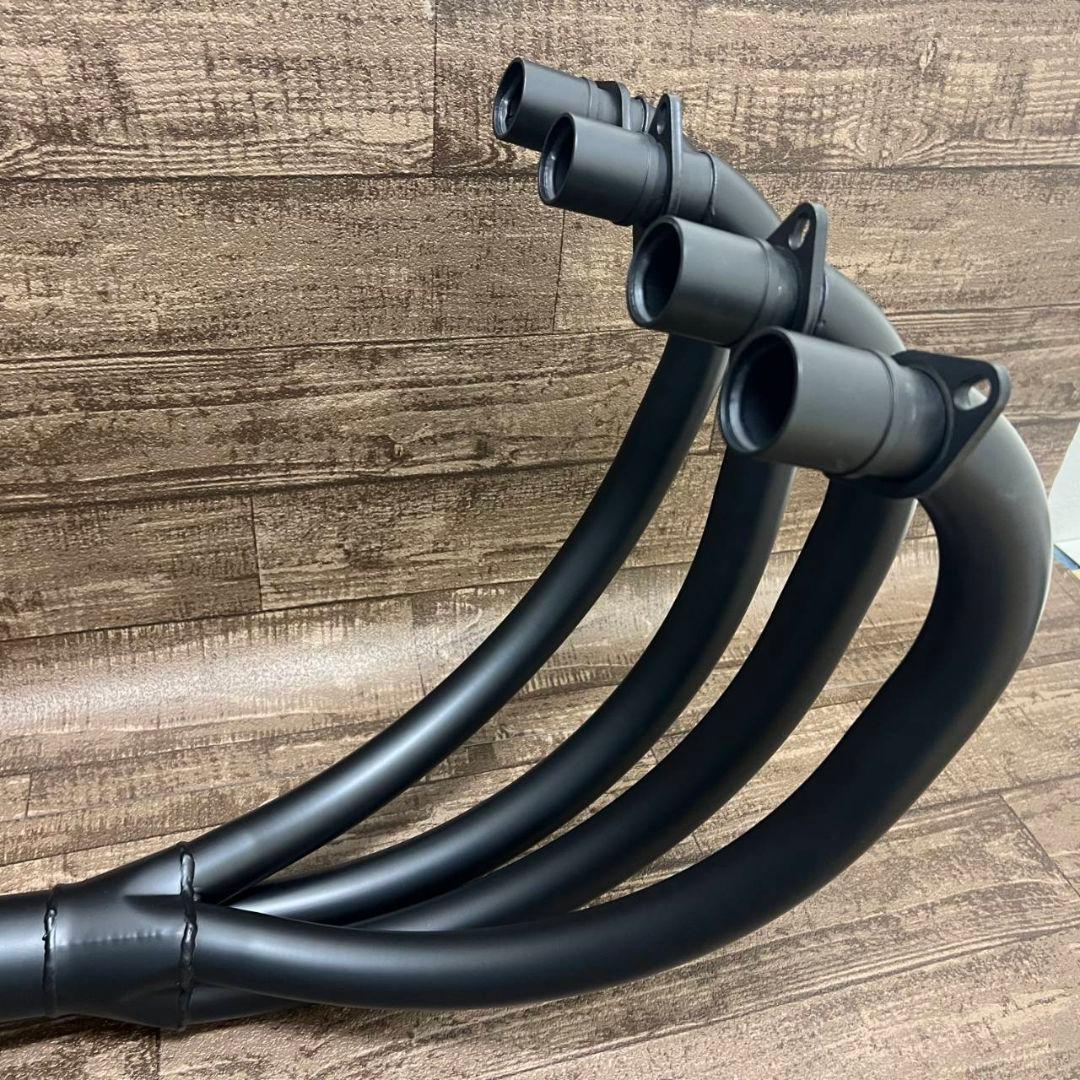 Z1 Z2　集合管　機械曲げマフラー黒　送料込み