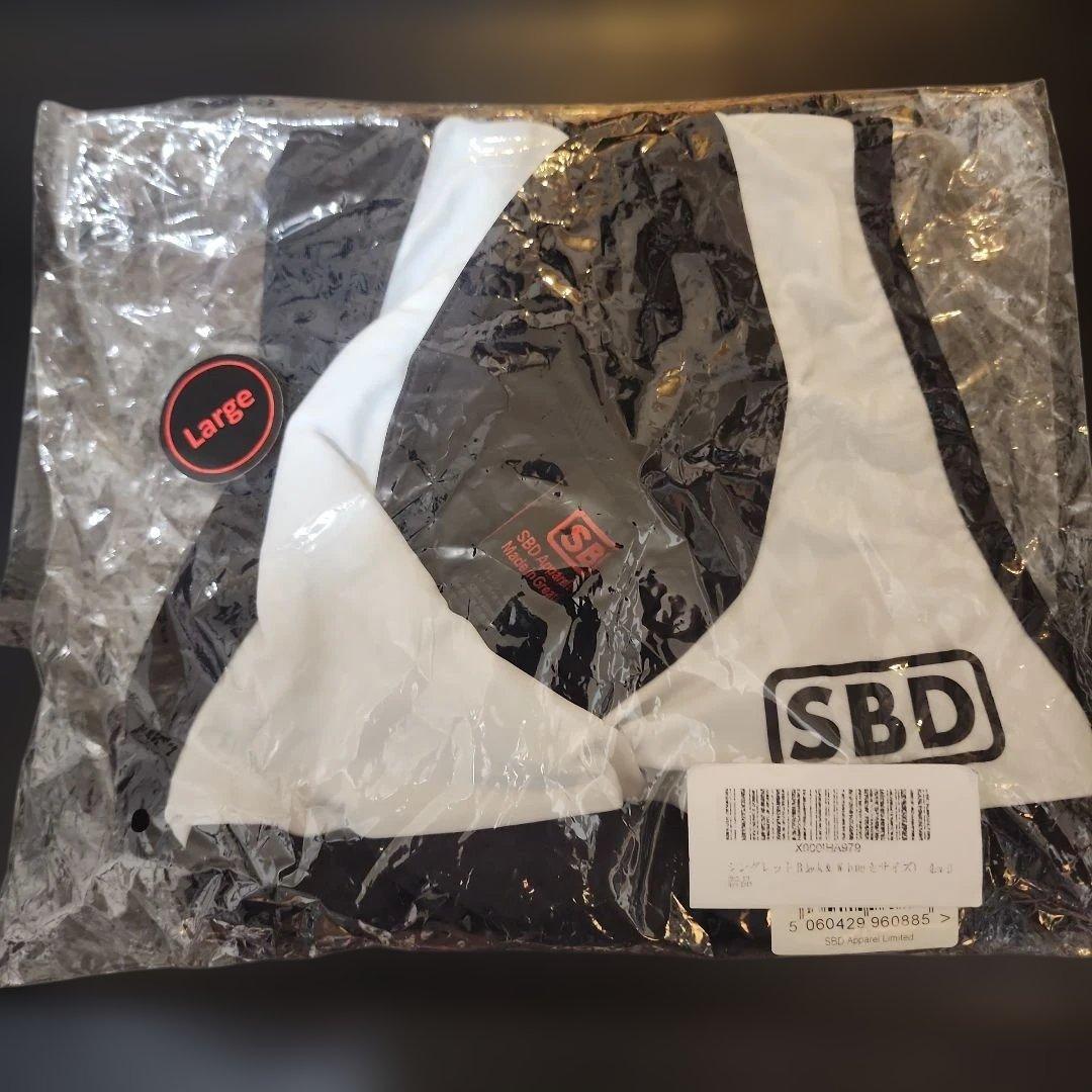 SBD シングレット ホワイト&ブラック 限定品 Lサイズ